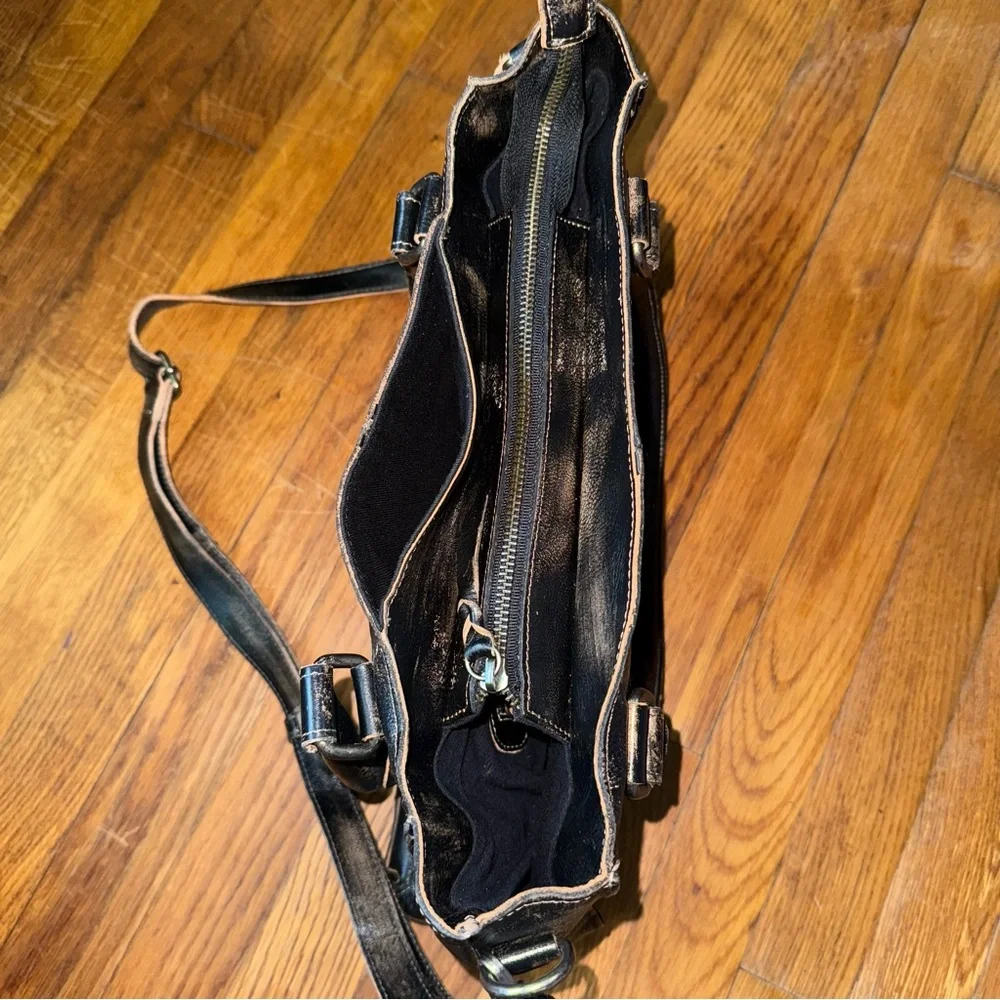 BED|STU Black Leather Shoulder Bag - Picture 6 of 7